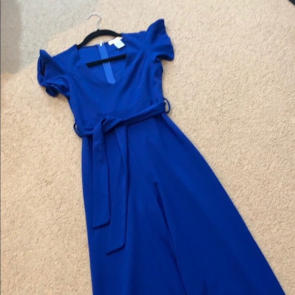 Royal Blue Formal Jumpsuit - Picture 1 of 4
